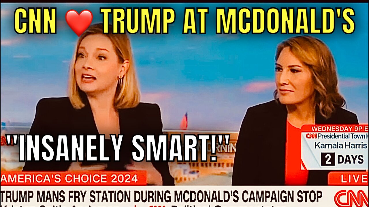 BIZARRO! CNN Panel ADMITS Trump’s McDonald’s event was “Insanely Smart”