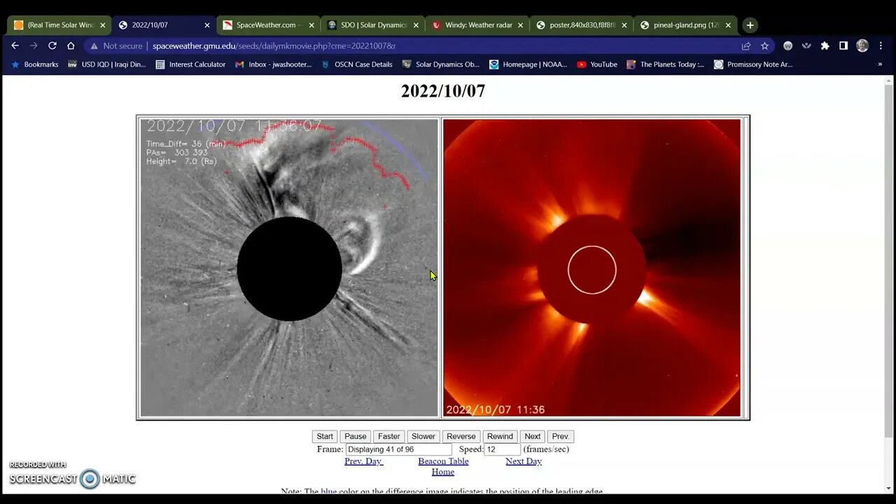 **MASSIVE METEOR** Solar Weather Update, Event map 10-08-22