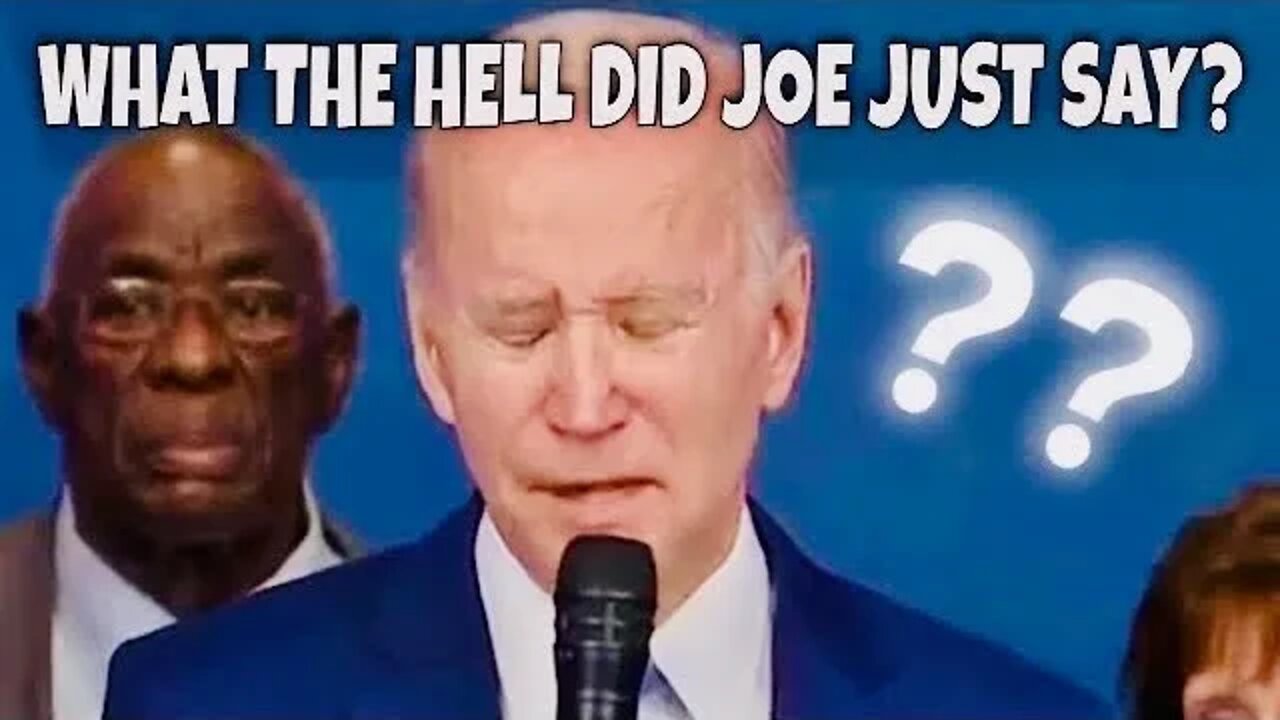 What the Hell did Joe Biden Just Say???