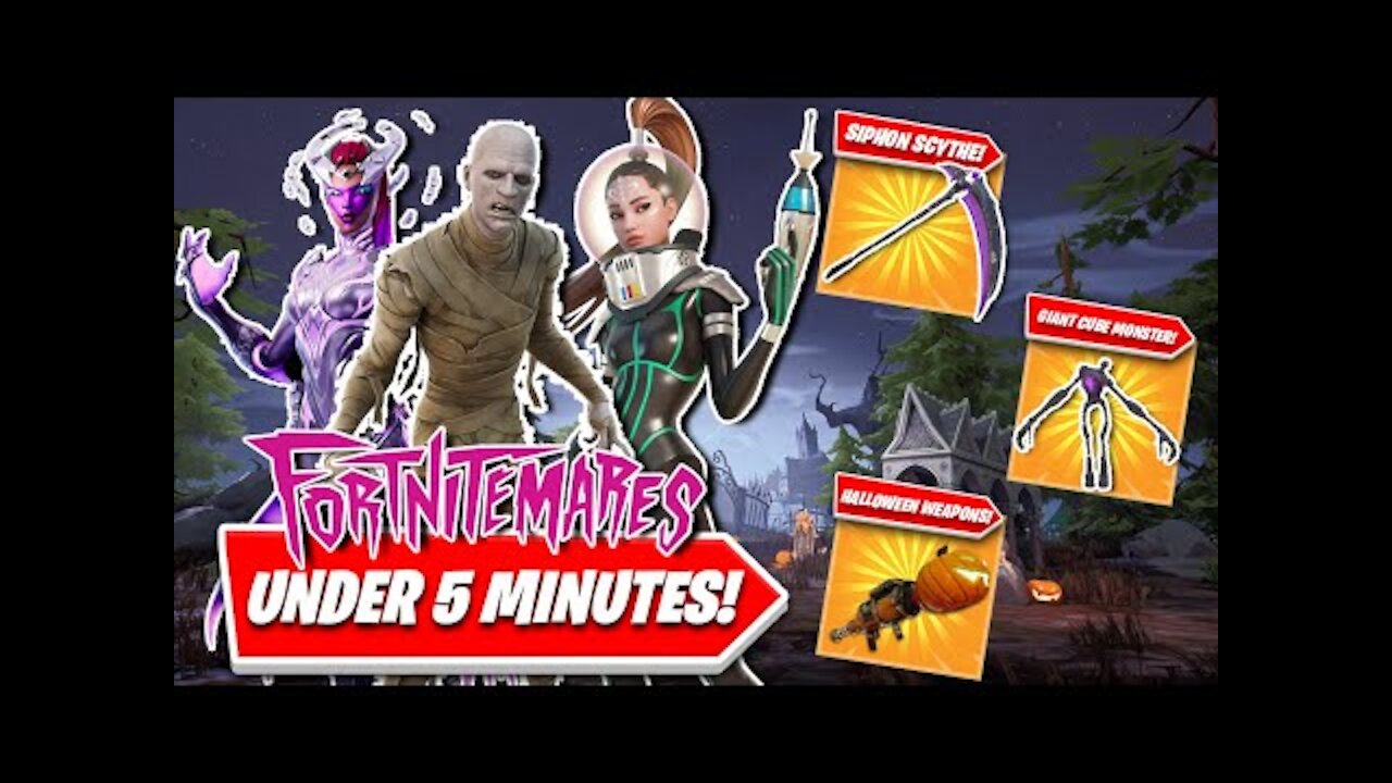 Fortnite Update 18.21: EVERYTHING You NEED TO KNOW In UNDER 5 MINUTES! NEW POI & FORTNITEMARES!