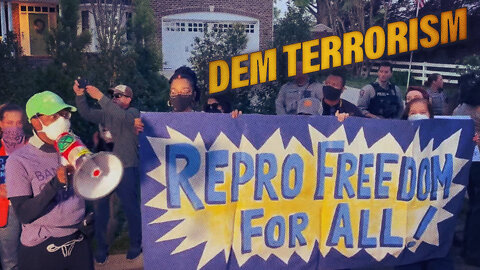 Democrat Terrorists Continue Their Illegal Activities In Front Of SCOTUS Justice Houses