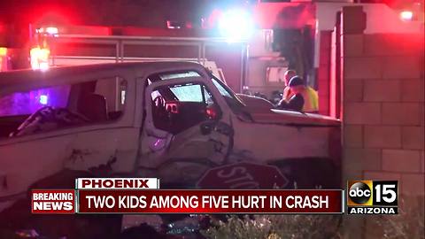 Road restrictions in place after serious crash in north Phoenix