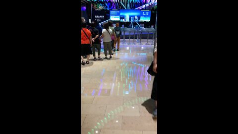 Ticket and elevator area of Taipei 101