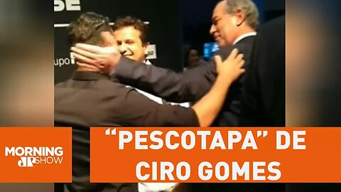 Assista: Arthur do Val leva "pescotapa" de Ciro Gomes