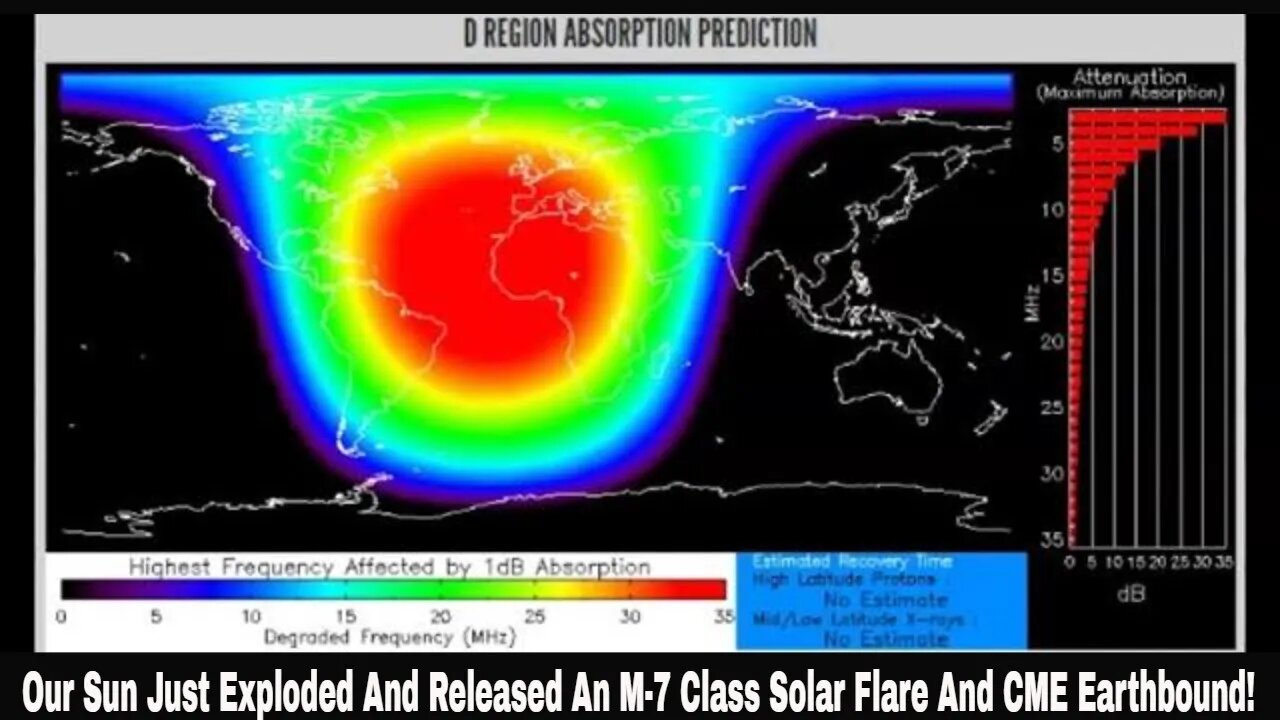 Our Sun Just Exploded And Released An M-7 Class Solar Flare And CME Earthbound!