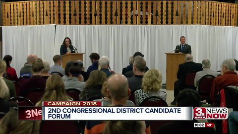 Congressman Bacon, Eastman face off in latest debate