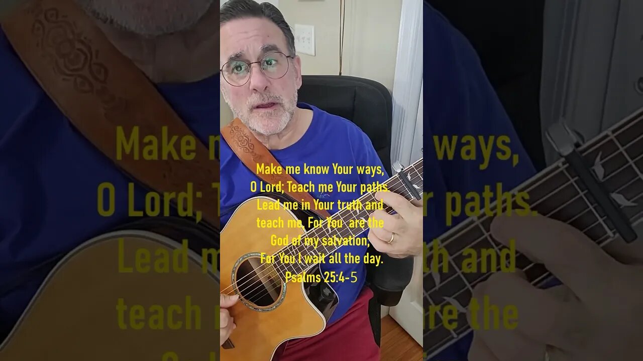 ♪Scripture2Music♪ Psalms 25:4-5 #shorts #bible verse