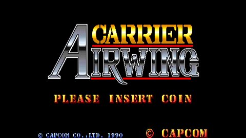 Carrier Air Wing Arcade Game, Capcom 1990, longplay