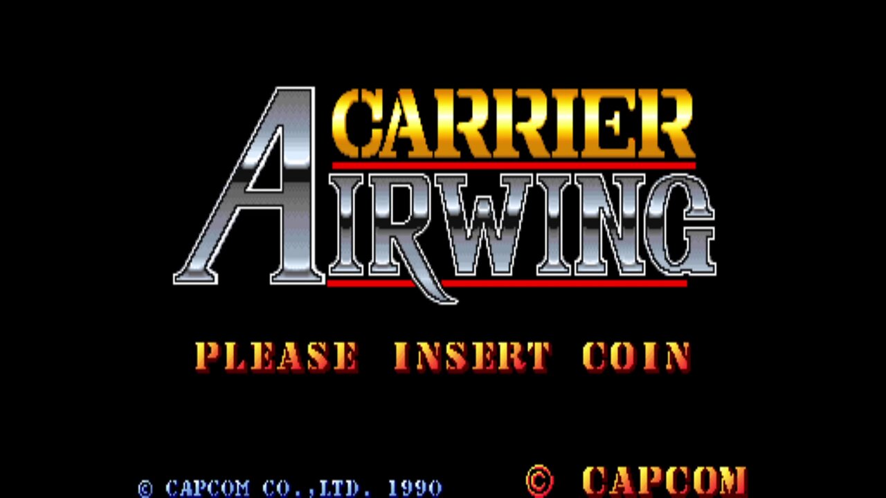 Carrier Air Wing Arcade Game, Capcom 1990, longplay