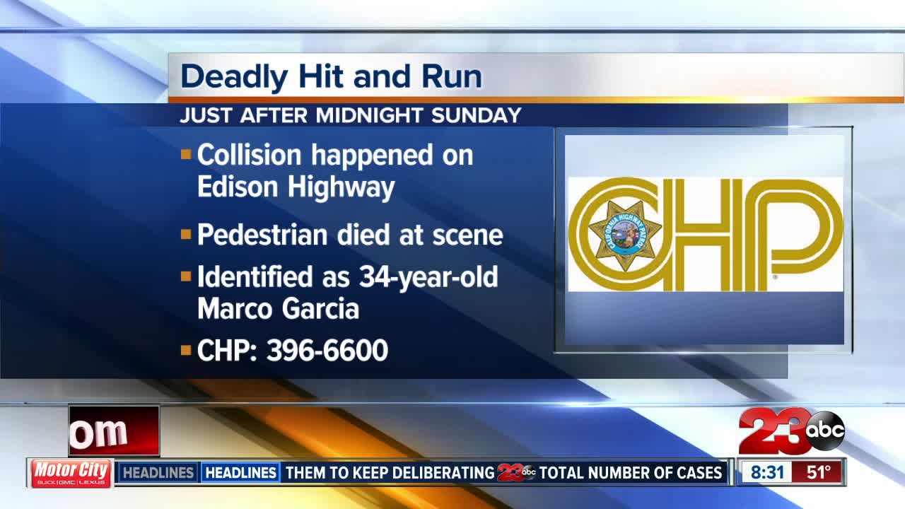 One man dead following hit and run in East Bakersfield