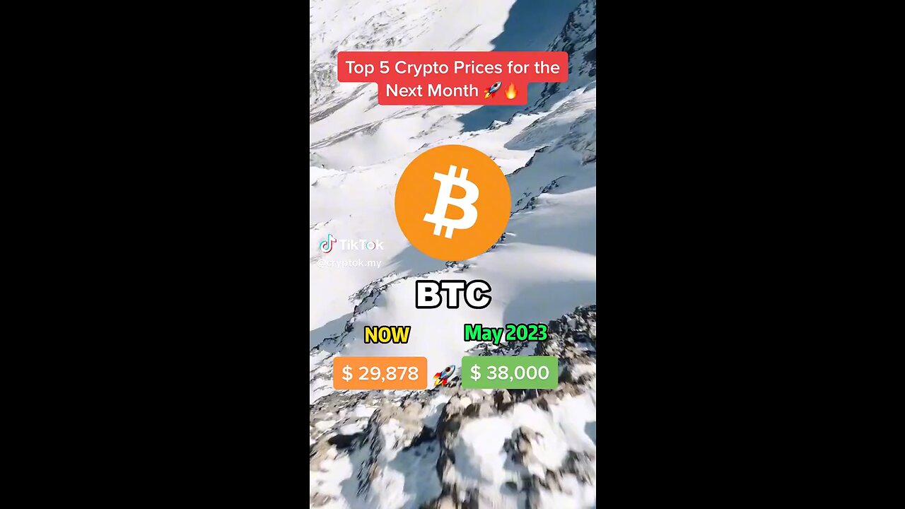 Top 5 crypto price for the next month