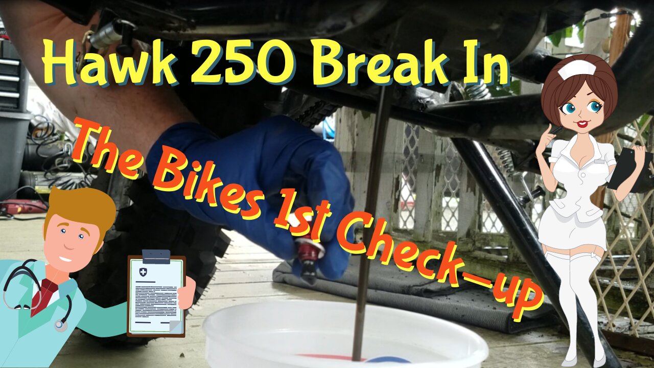 Hawk 250 1st Service How To: Oil Change & Valve Lash - TBR7, Raven, TT250