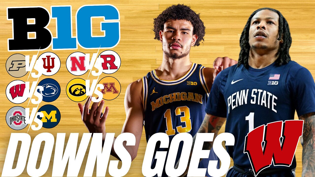 Big Ten Basketball Podcast: Purdue Dominates Indiana | Wisconsin Falls | Ohio State is Fraudulent