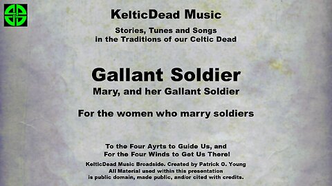 Gallant Soldier .. Mary and Her Gallant Soldier