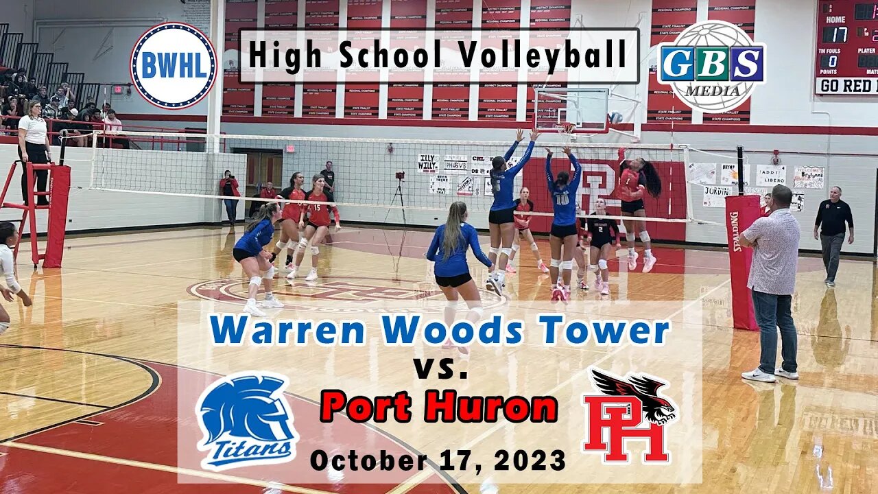 Volleyball - Warren Woods Tower vs. Port Huron - October 17, 2023