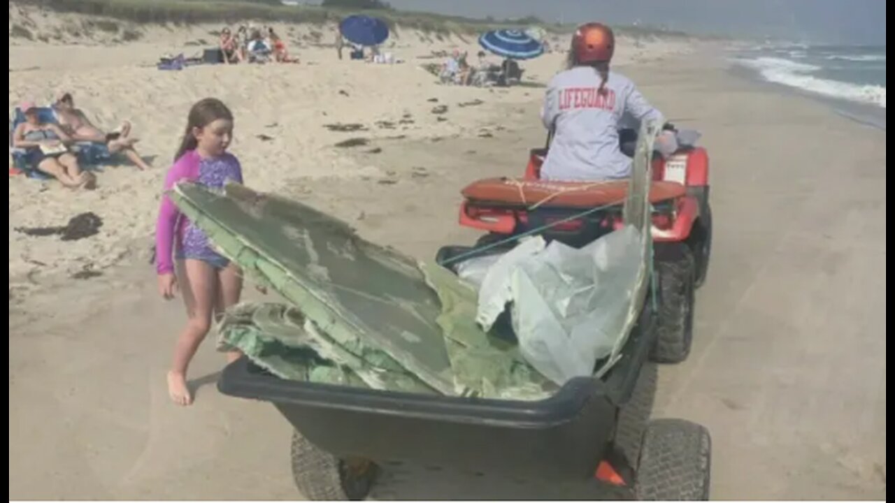 WIND BLADE FROM OFFSHORE WIND FARM BREAKS OFF & CLOSES BEACHES IN NANTUCKET