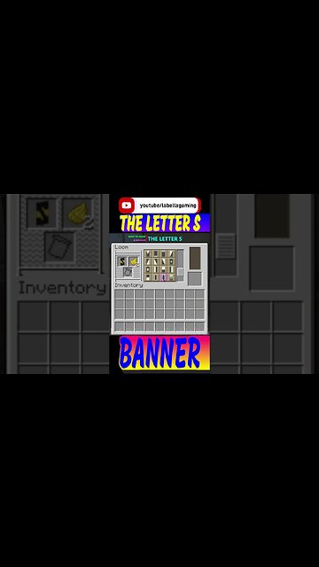How To Make The Letter S Banner | Minecraft