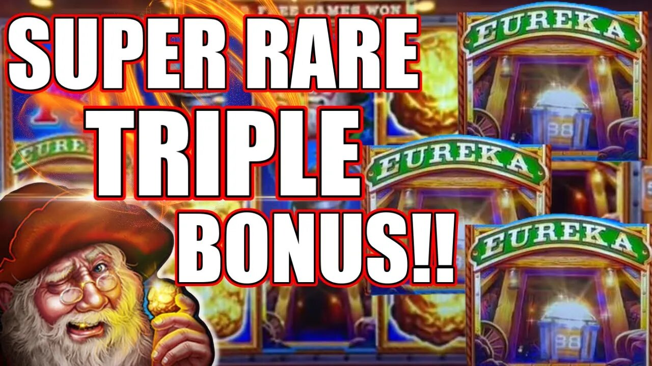 🤯 SUPER RARE: DYNAMITE BONUS TWICE WITHIN THE BONUS ON EUREKA!!!!!!