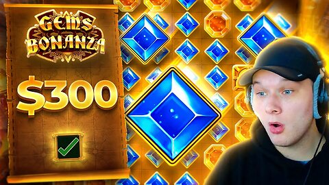 THESE BIG SYMBOLS ARE SATISFYING.. MY FIRST GEMS BONANZA VIDEO! (FULL DEGEN BONUS BUYS)