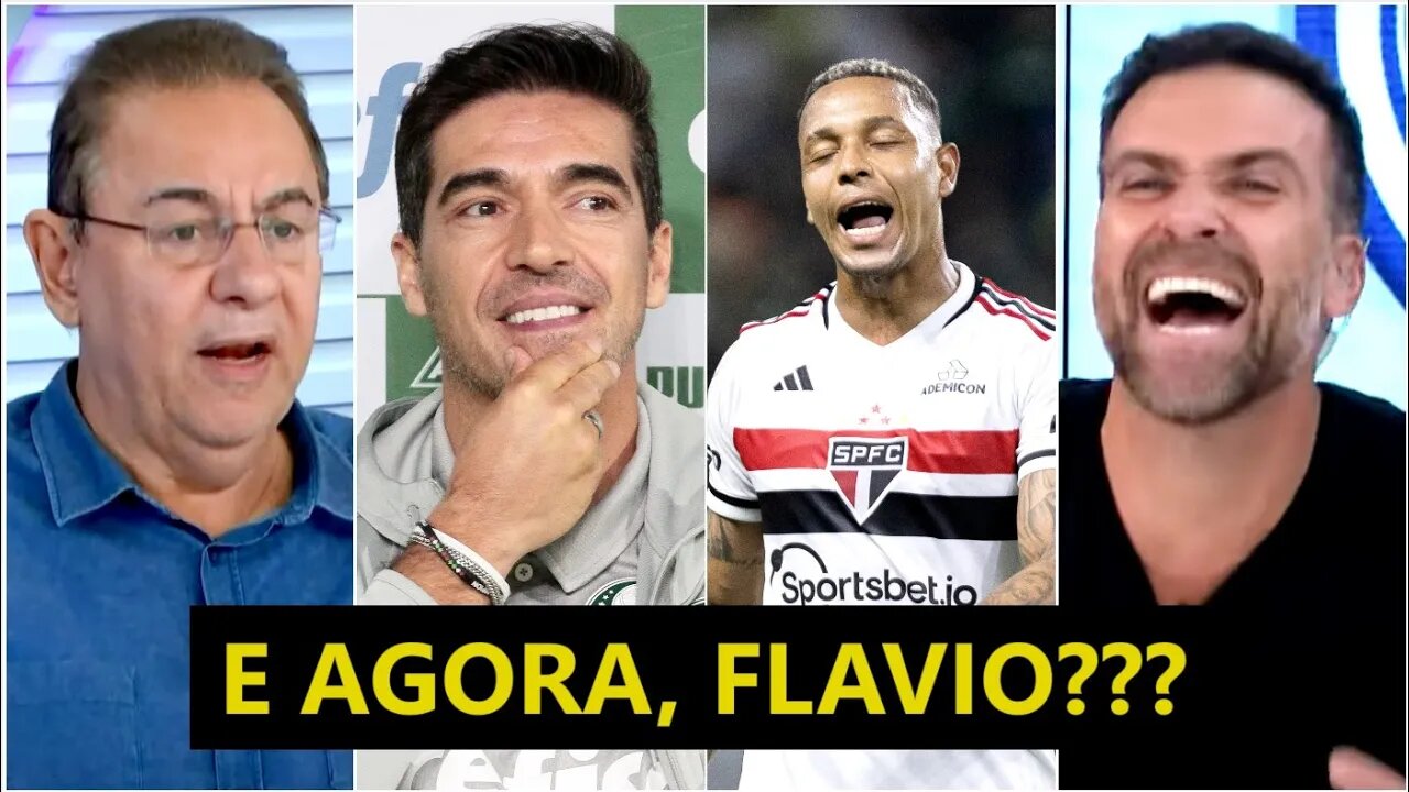 "VOCÊ TEM QUE APLAUDIR o Abel, Flavio Prado! O Palmeiras METEU 5 no São Paulo e..." Pilhado ALOPRA!