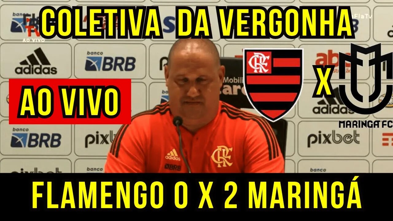 COLETIVA MÁRIO JORGE FLAMENGO X MARINGÁ COPA DO BRASIL