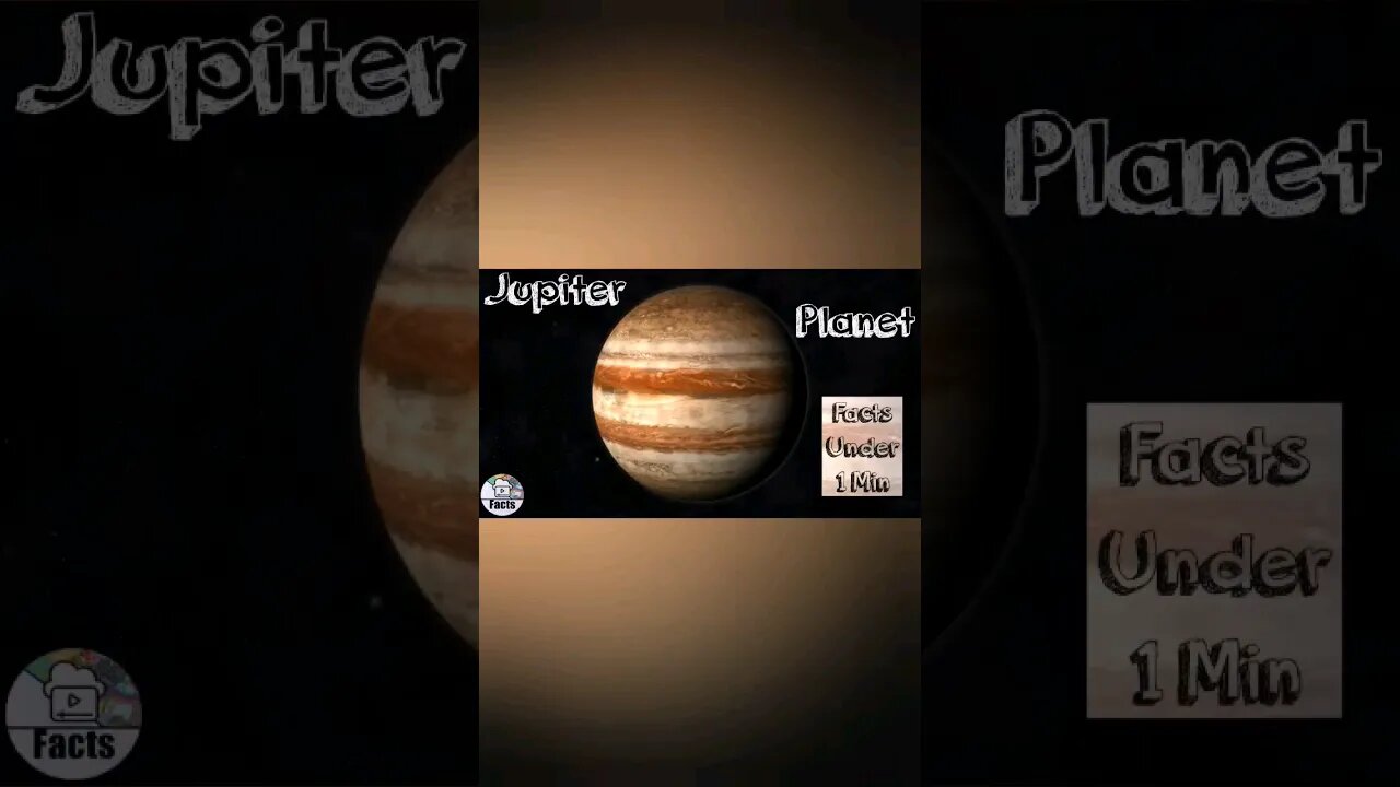 Jupiter Planet | Facts Under 1 Min #shorts #shortvideo #space #fact #facts #short