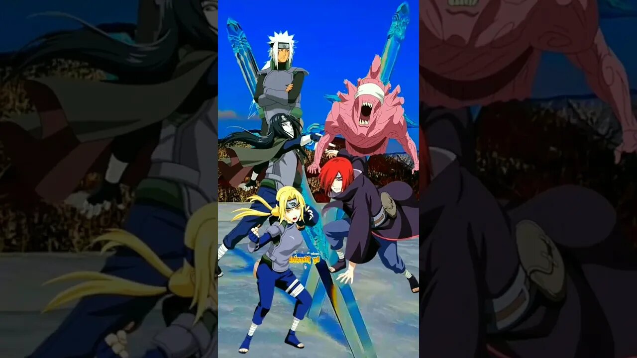 Nagato VS Jiraiya, Orochimaru, Tsunade - WHO IS STRONGEST??.#shorts