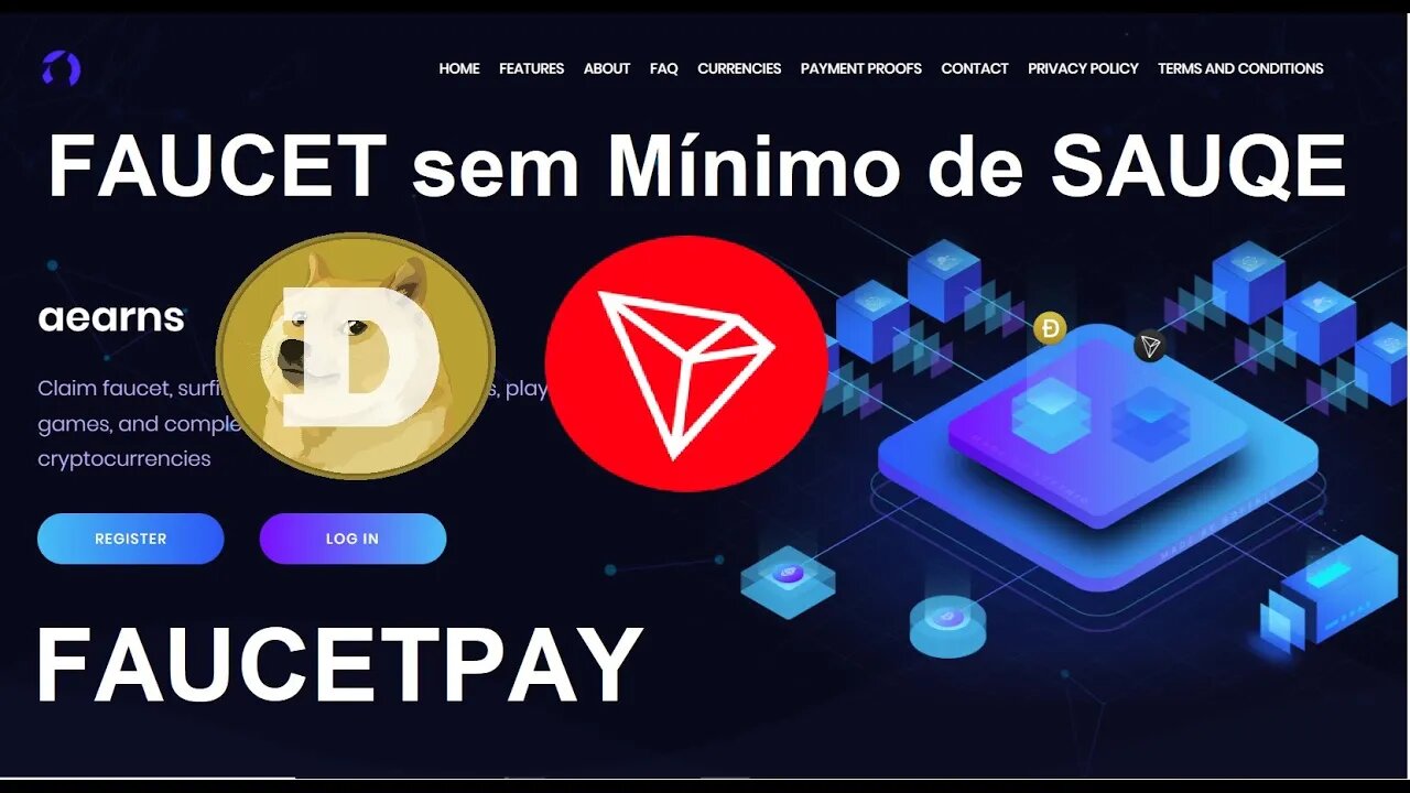 💥FAUCET SEM MÍNIMO DE SAQUE INSTANTANEO NA FAUCETPAY💥