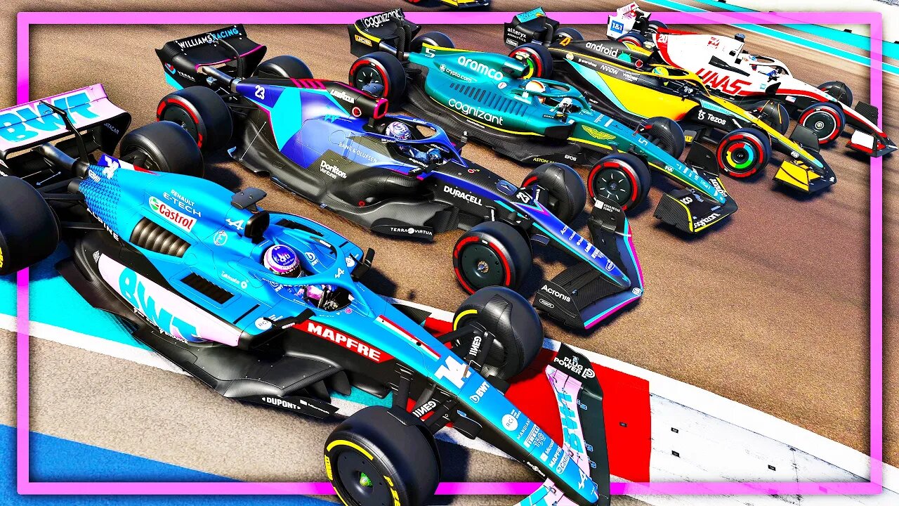 WILDEST NASCAR MOD YET; 240MPH!! // F1 22 Formula NASCAR | Miami Grand Prix