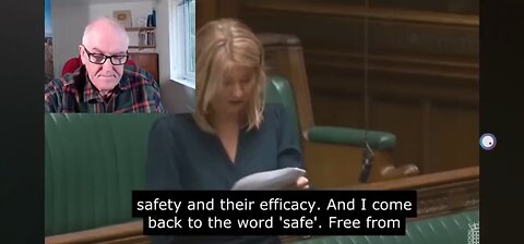 Esther McVey MP speaking in Parliament on the use of the phrase "Safe & Effective"