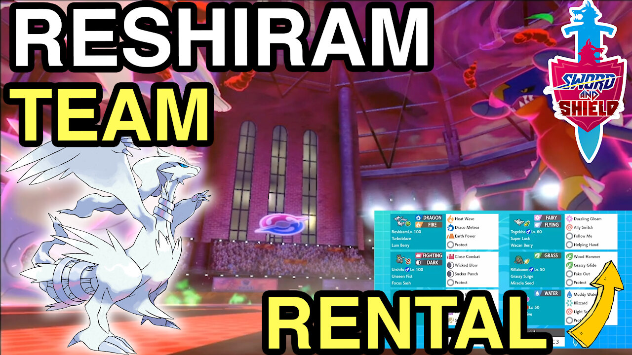 A RESHIRAM TEAM • VGC Series 8 • Pokemon Sword & Shield Ranked Battles