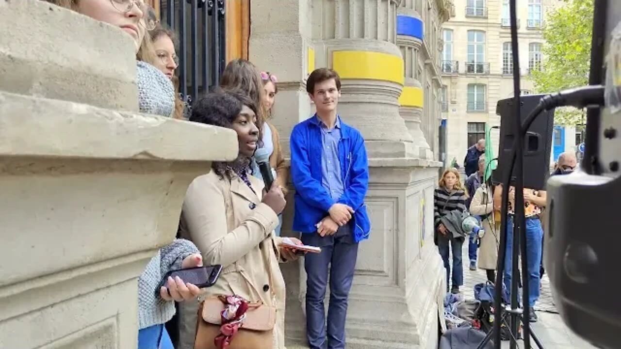 Part.4- Speech 3- Manifestation de la Jeunesse pour le Climat ☀️- 23 sept. 2022 à Paris