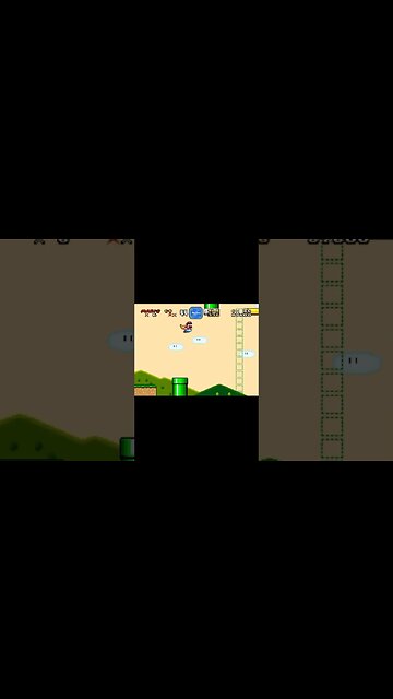 You don’t need to unlock the green blocks to reach this secret key! #mario #retrogaming #nintendo