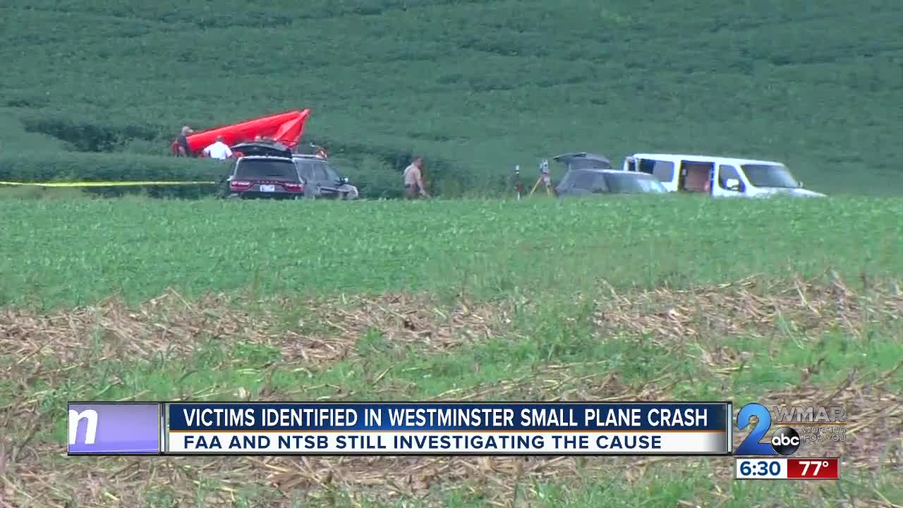 Victims identified in Westminster Small Plane Crash