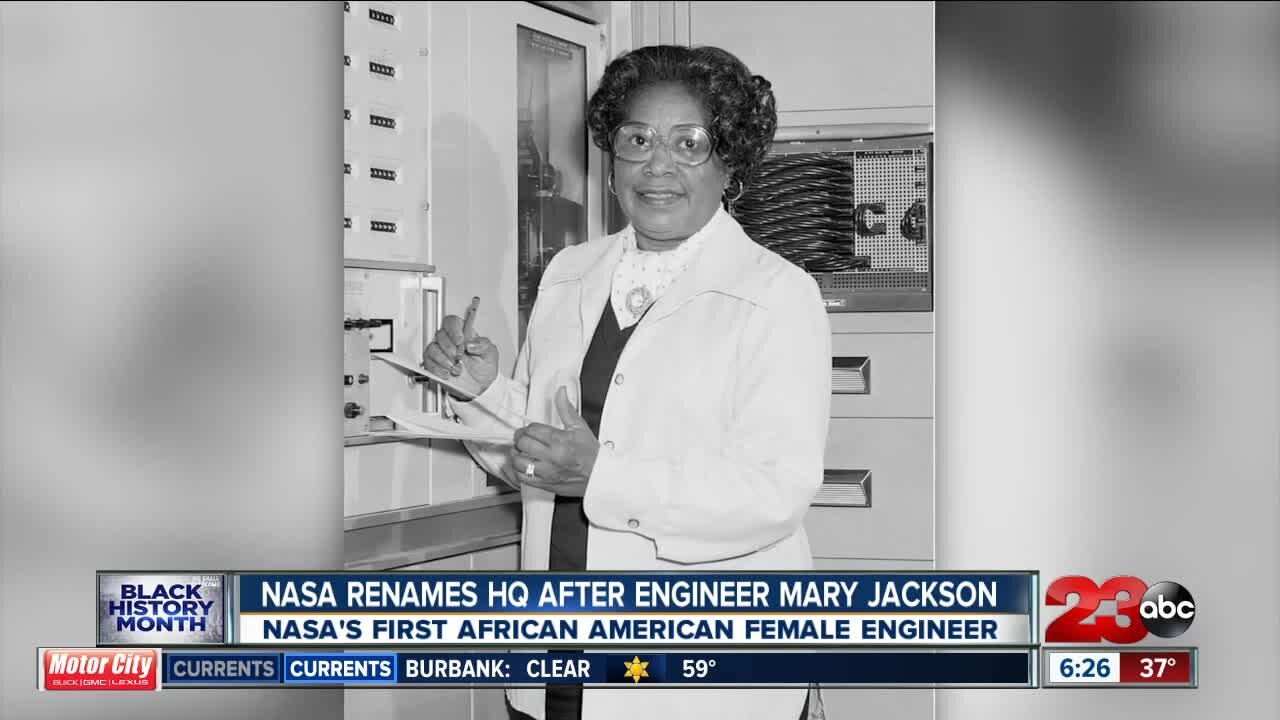 NASA renames headquarters after engineer Mary Jackson