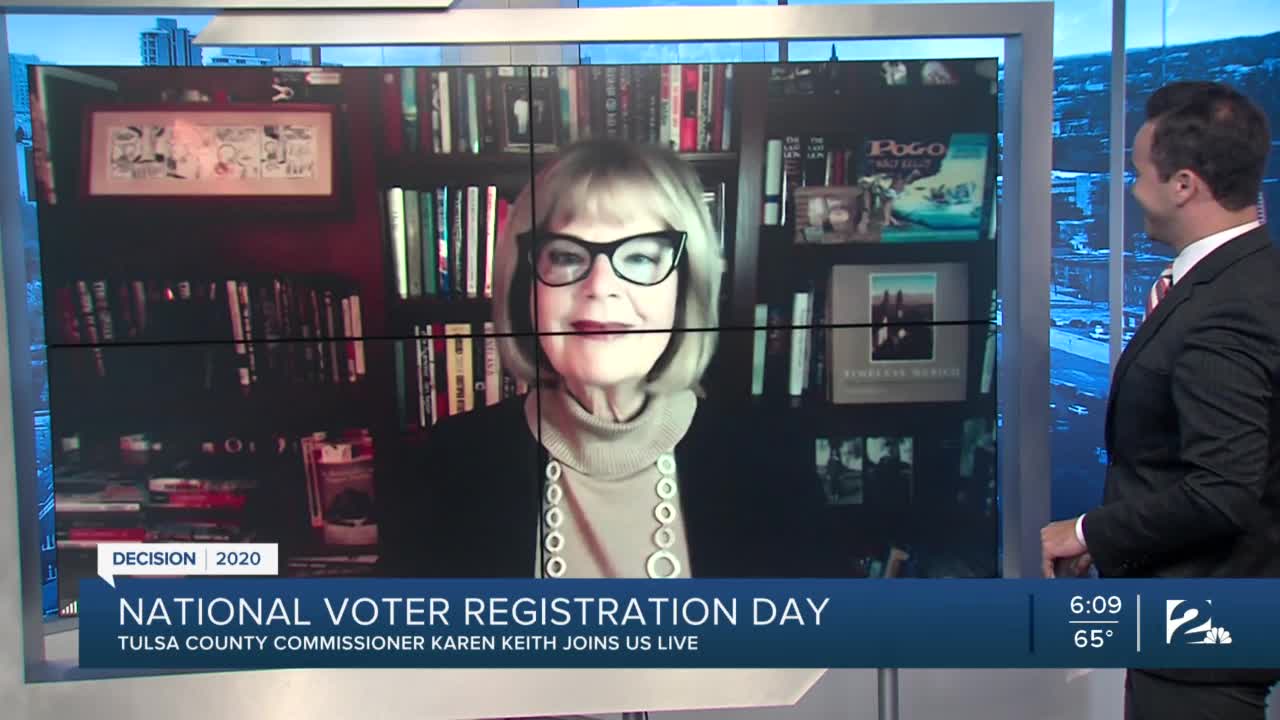 Tulsa County Commissioner Karen Keith joins us on National Voter Registration Day