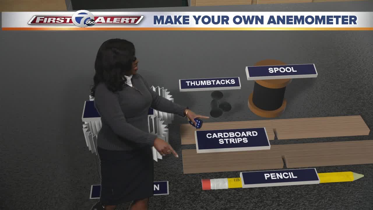 Make your own anemometer with meteorologist Michelle McLeod