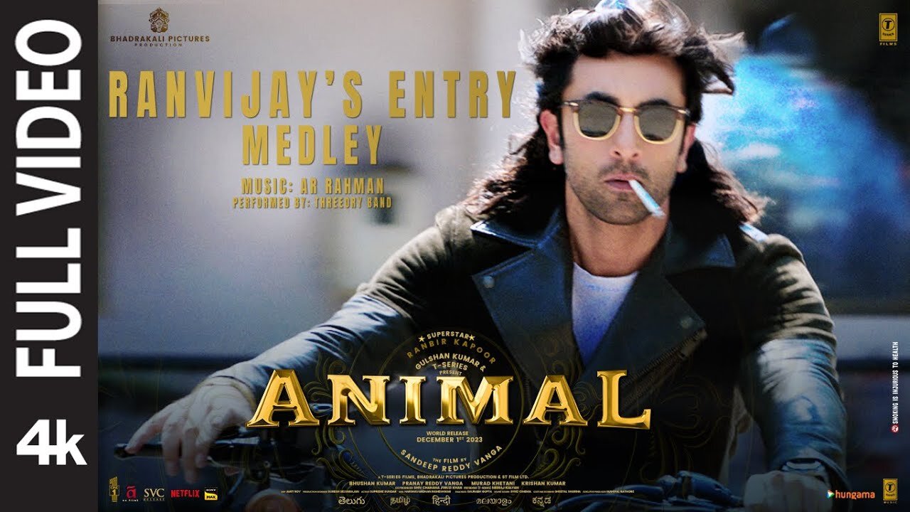 ANIMAL Movie:Ranvijay's Entry Medley(Full Video) Song