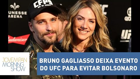 Climão! Bruno Gagliasso deixa evento do UFC para evitar presença de Bolsonaro