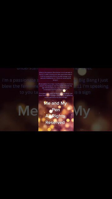 My Mission Poem #shorts