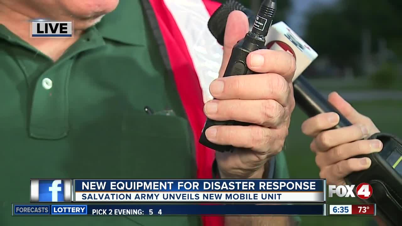 Salvation Army has new equipment to help with disaster response