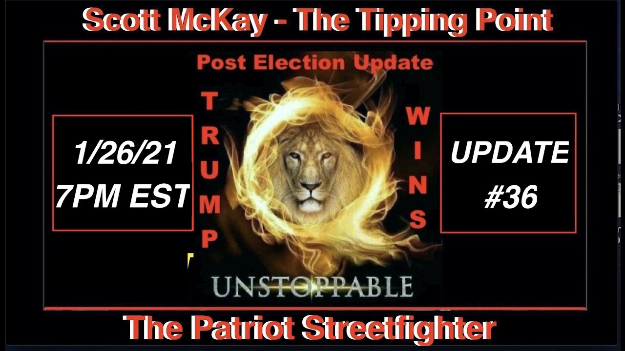 1.26.21 Patriot Streetfighter POST ELECTION UPDATE #36: Censoring Machine Overdrive,