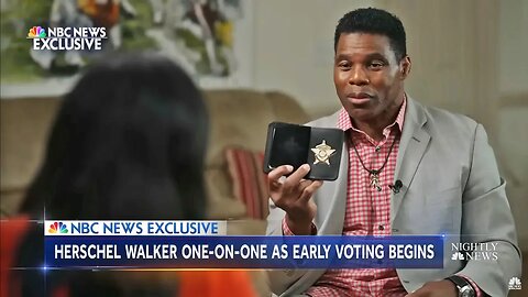 Herschel Walker Keeps Lying About His Bogus Badge