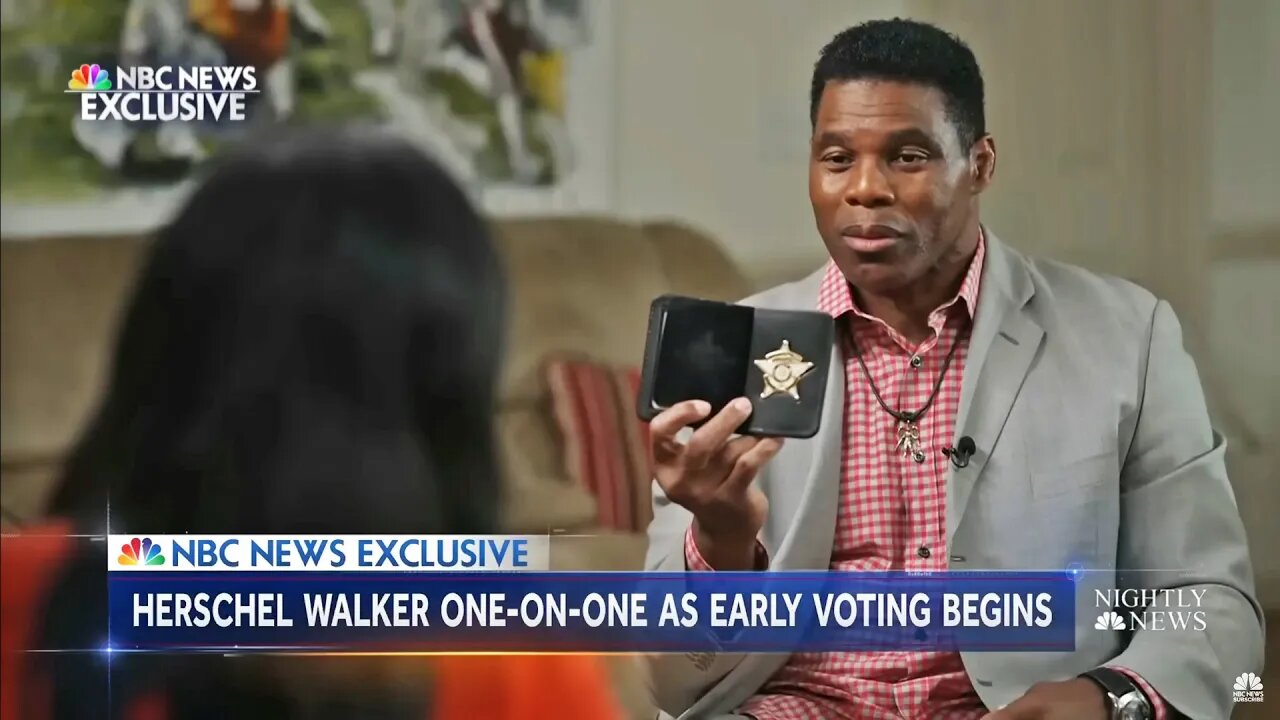 Herschel Walker Keeps Lying About His Bogus Badge