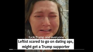 Leftist woman fears dating aps will have Trump supporters