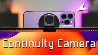 How To Use Continuity Camera! (Mac OS Ventura)