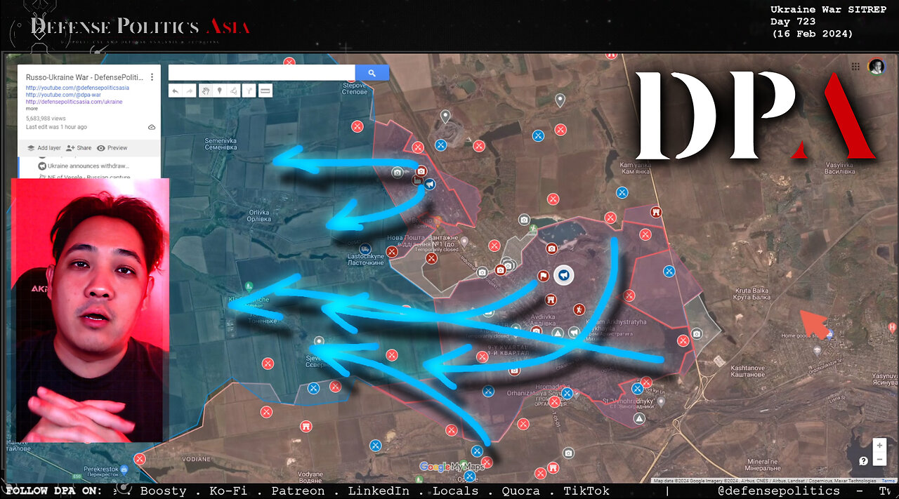 [ Battle of Avdiivka ] AVDIIVKA IS NOW AVDEYEVKA; Ukraine abandoned entire city, even the Coke Plant