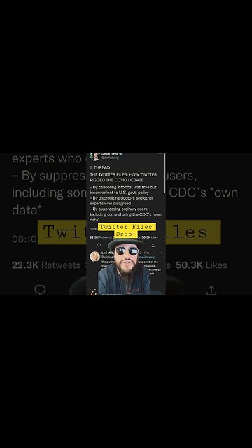 A NEW Twitter Files Has DROPPED! Covid, Censorship, & Government Collusion #shorts