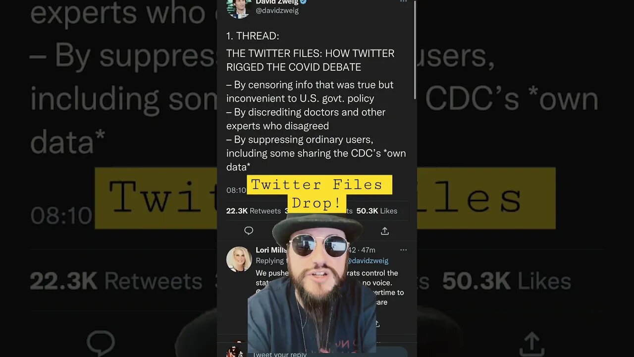 A NEW Twitter Files Has DROPPED! Covid, Censorship, & Government Collusion #shorts