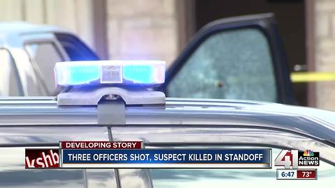 KCPD continues to process scene of officer-involved shooting